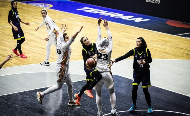 اولین شکست گروه بهمن در لیگ برتر بسکتبال زنان
