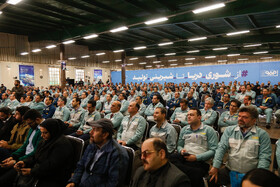 آیین افتتاح پروژه انتقال آب دریای عمان به اصفهان