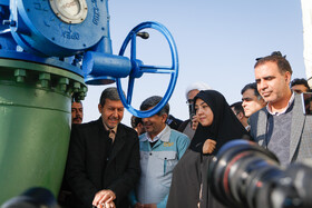 آیین افتتاح پروژه انتقال آب دریای عمان به اصفهان