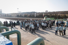 آیین افتتاح پروژه انتقال آب دریای عمان به اصفهان