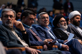 محمدرضا ظفرقندی، وزیر بهداشت، درمان و آموزش پزشکی در بزرگداشت روز دانشجو در دانشگاه علوم پزشکی تهران