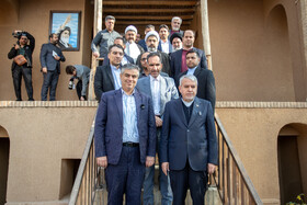 بازدید سیدرضا صالحی امیری، وزیر میراث فرهنگی، گردشگری و صنایع دستی از خانه تاریخی امام خمینی (ره) در خمین