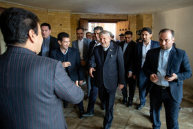 بازدید سیدرضا صالحی امیری، وزیر میراث فرهنگی، گردشگری و صنایع دستی از خانه تاریخی امام خمینی (ره) در خمین