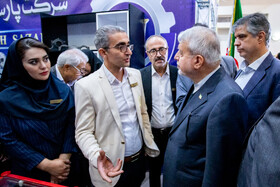 بازدید سیدرضا صالحی امیری، وزیر میراث فرهنگی، گردشگری و صنایع دستی از نمایشگاه توانمندی‌های اقتصادی استان مرکزی 