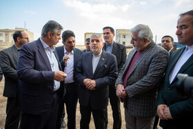 بازدید سیدرضا صالحی امیری، وزیر میراث فرهنگی، گردشگری و صنایع دستی از نمایشگاه از پروژه در حال ساخت موزه بزرگ اراک