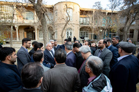 بازدید سیدرضا صالحی امیری، وزیر میراث فرهنگی، گردشگری و صنایع دستی از بازار تاریخی اراک