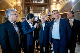 بازدید سیدرضا صالحی امیری، وزیر میراث فرهنگی، گردشگری و صنایع دستی از بازار تاریخی اراک