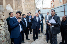 بازدید سیدرضا صالحی امیری، وزیر میراث فرهنگی، گردشگری و صنایع دستی از خانه محسنی در اراک