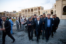 بازدید سیدرضا صالحی امیری، وزیر میراث فرهنگی، گردشگری و صنایع دستی از خانه محسنی در اراک