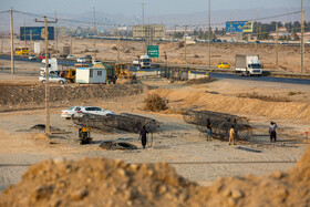 بازدید از پروژه آزادراه شهید سلیمانی در قم