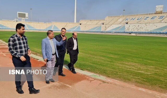 وزشگاه غدیر اهواز سبزتر شد