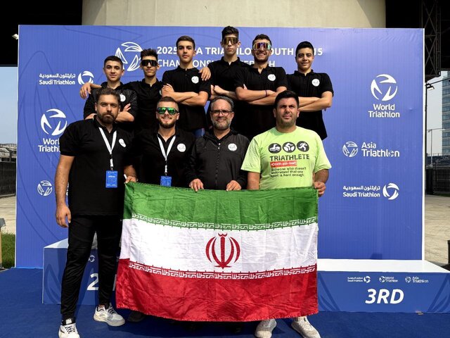 تاریخ‌سازی نوجوانان ترای‌اتلون ایران/ سه سکوی آسیا برای ایران