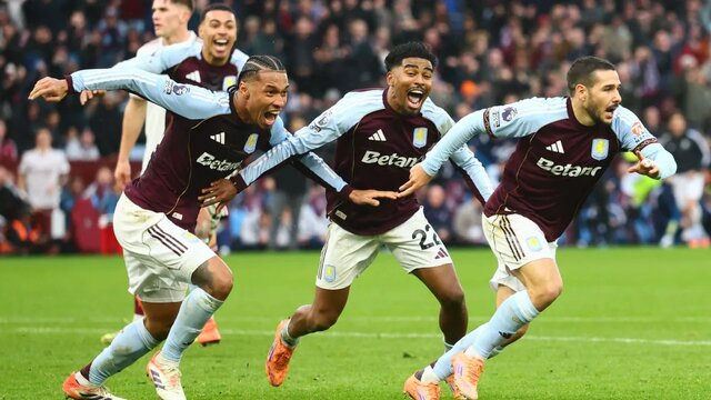 شکست باورنکردنی آرسنال در خانه استون‌ ویلا/ امری توپچی‌ها را ناامید کرد