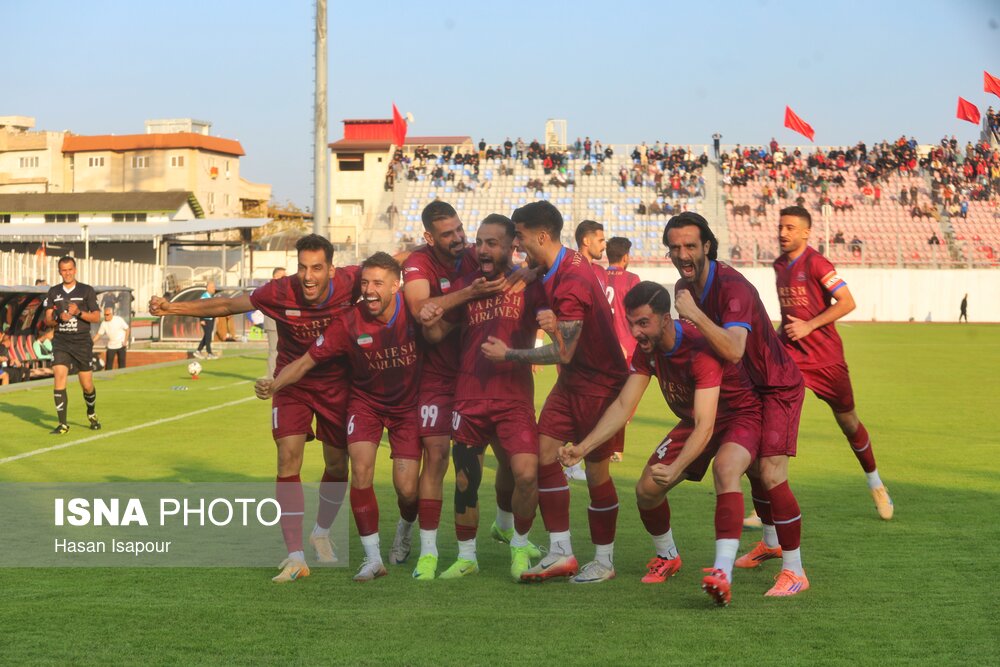 هفته چهاردهم لیگ یک فوتبال ایران؛ نساجی مازندران - نفتوگاز گچساران
