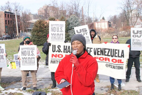 تظاهرات در ده‌ها شهر آمریکا در اعتراض به جنگ‌طلبی دولت ترامپ