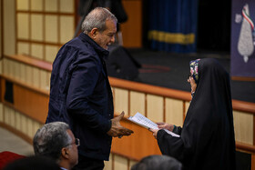 مسعود پزشکیان، رئیس جمهور در مراسم گرامیداشت روز دانشجو