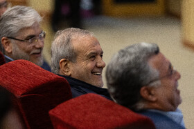 مسعود پزشکیان، رئیس جمهور در مراسم گرامیداشت روز دانشجو با حضور رئیس جمهور