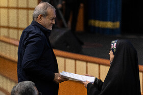 مسعود پزشکیان، رئیس جمهور در مراسم گرامیداشت روز دانشجو