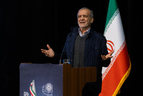 سخنرانی مسعود پزشکیان، رئیس جمهور در مراسم گرامیداشت روز دانشجو با حضور رئیس جمهور