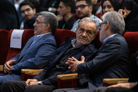 مسعود پزشکیان، رئیس جمهور در مراسم گرامیداشت روز دانشجو