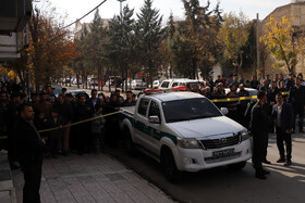 بازسازی صحنه سرقت مسلحانه از یک طلافروشی در کرمانشاه