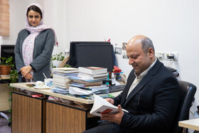 حضور محمدرضا نوروزپور، معاون مطبوعاتی وزارت ارشاد در ایسنا