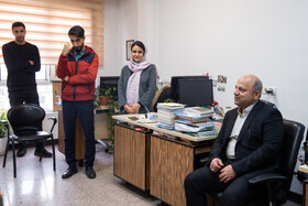 حضور محمدرضا نوروزپور، معاون مطبوعاتی وزارت ارشاد در ایسنا