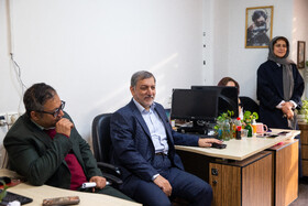 حضور محمدرضا نوروزپور، معاون مطبوعاتی وزارت ارشاد در ایسنا