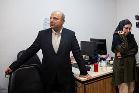 حضور محمدرضا نوروزپور، معاون مطبوعاتی وزارت ارشاد در ایسنا