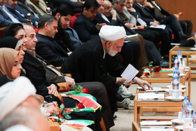 حجت الاسلام و المسلمین اژه ای رئیس قوه قضائیه در جشن روز دانشجو در دانشگاه زنجان