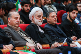 حجت الاسلام و المسلمین اژه ای رئیس قوه قضائیه در جشن روز دانشجو در دانشگاه زنجان