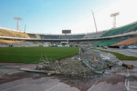 آخرین روند بازسازی ورزشگاه آزادی