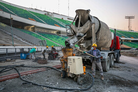آخرین روند بازسازی ورزشگاه آزادی