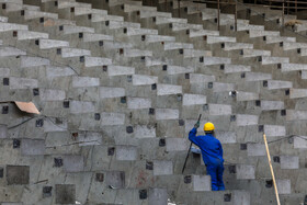 آخرین روند بازسازی ورزشگاه آزادی