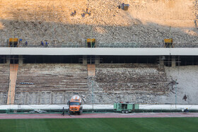 آخرین روند بازسازی ورزشگاه آزادی