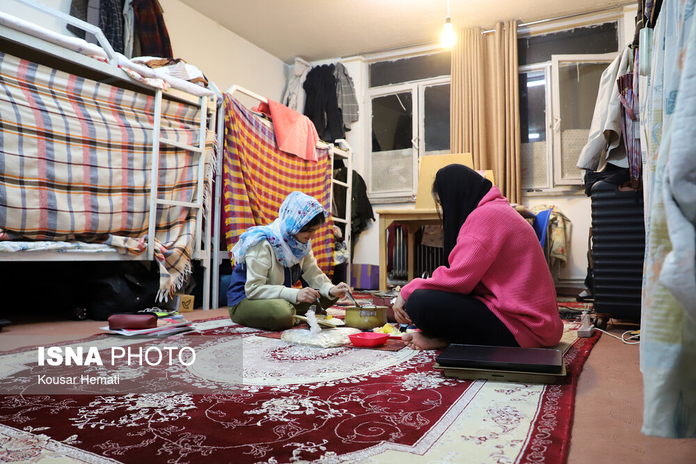زندگی در خوابگاه دانشجویی - کرمانشاه