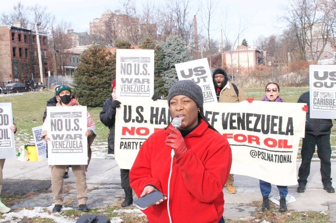 تظاهرات در ده‌ها شهر آمریکا در اعتراض به جنگ‌طلبی دولت ترامپ