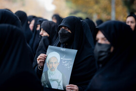 آیین خاکسپاری حجت‌الاسلام عبدالجواد عبداللهی