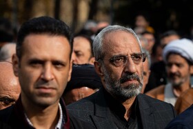 محمدعلی احمدی، فرماندار اصفهان در آیین خاکسپاری حجت‌الاسلام عبدالجواد عبداللهی