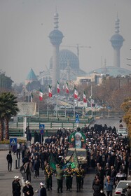 آیین خاکسپاری حجت‌الاسلام عبدالجواد عبداللهی