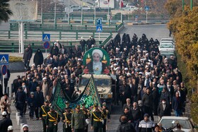 آیین خاکسپاری حجت‌الاسلام عبدالجواد عبداللهی