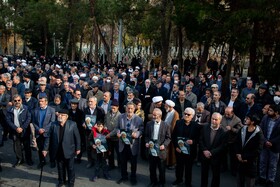 آیین خاکسپاری حجت‌الاسلام عبدالجواد عبداللهی