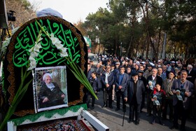 آیین خاکسپاری حجت‌الاسلام عبدالجواد عبداللهی