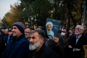 آیین خاکسپاری حجت‌الاسلام عبدالجواد عبداللهی