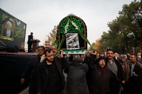 آیین خاکسپاری حجت‌الاسلام عبدالجواد عبداللهی