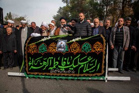 آیین خاکسپاری حجت‌الاسلام عبدالجواد عبداللهی