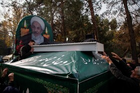 آیین خاکسپاری حجت‌الاسلام عبدالجواد عبداللهی