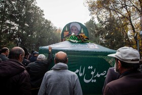 آیین خاکسپاری حجت‌الاسلام عبدالجواد عبداللهی