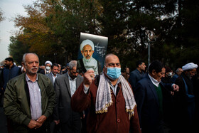 آیین خاکسپاری حجت‌الاسلام عبدالجواد عبداللهی