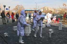 اجرای خیابانی «شب اسرار آمیز ستاره»در سی امین جشنواره بین المللی تئاتر کودک و نوجوان همدان